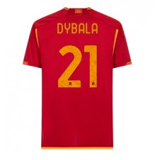 AS Roma Paulo Dybala #21 Hemmatröja 2023-24 Korta ärmar